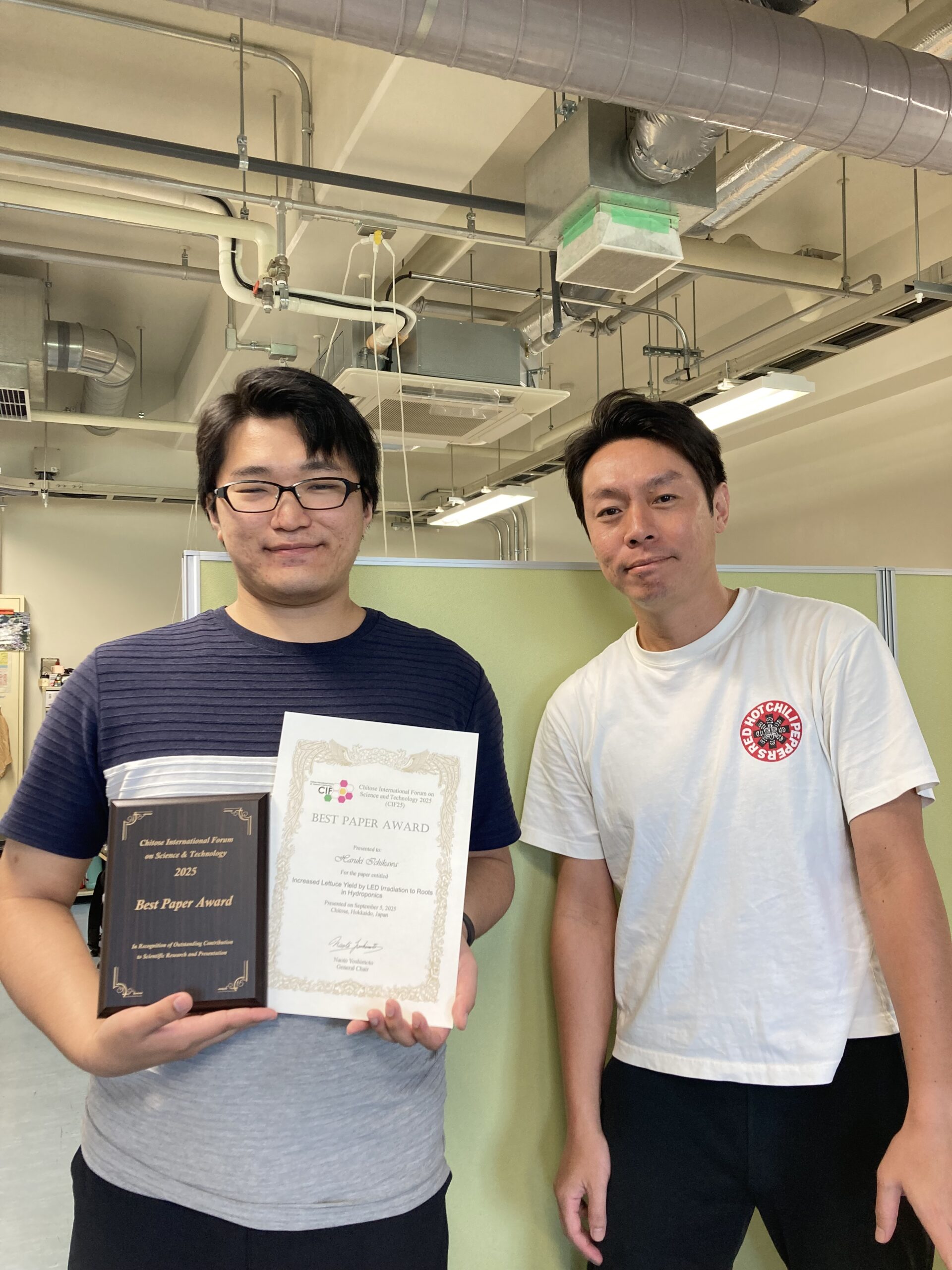 【北見工業大学】本学大学院生が「Chitose International Forum on Sci...